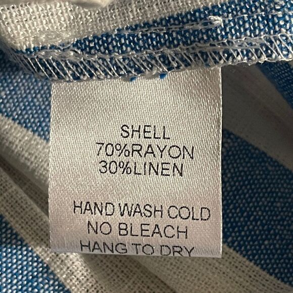 WHY Dress Linen Blend Drawstring Pockets Skirt - Picture 10 of 12